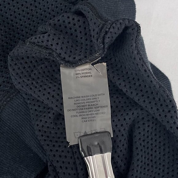 Calvin Klein Performance Black Mesh Long Sleeve Pullover Top Quick-Dry Women S - Picture 7 of 11